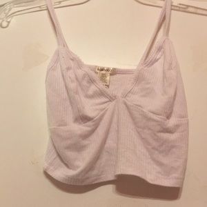 White crop top